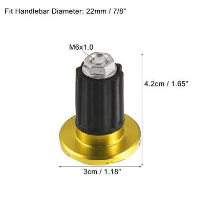 Hand Grip Handlebar End Caps 7/8" 22mm for Make Model