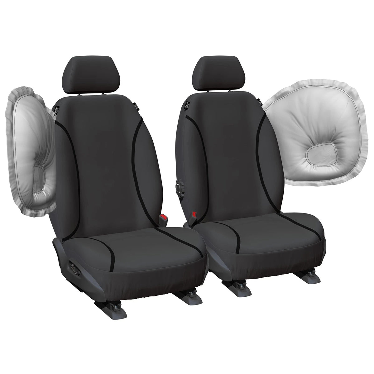 Custom Fit Canvas Car Seat Covers for Hilux GUN122 GUN123 (2015-Present)