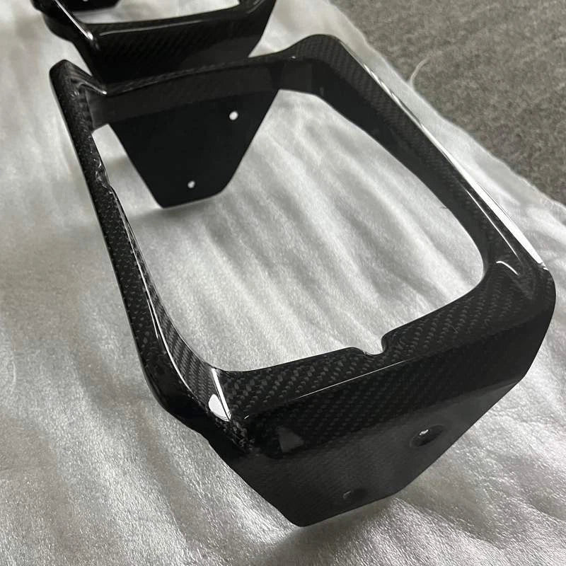 Carbon Fiber Headlight Frame Bezel Cover kit fit for Toyota Supra A70 1987-1992