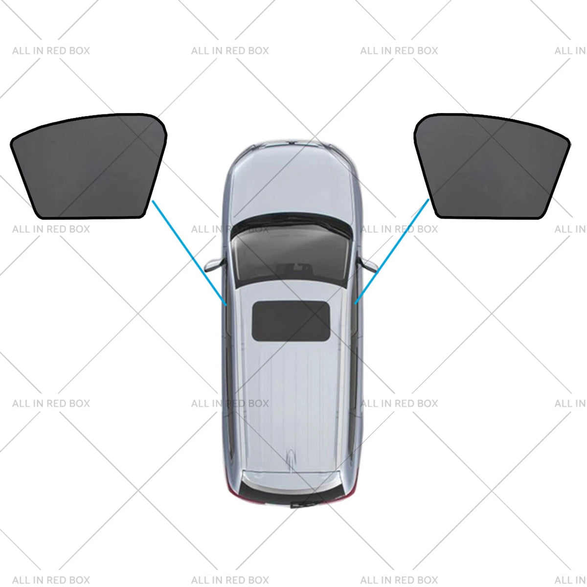 Magnetic Mesh Sun Blind Shades for Volvo XC40 (2018-2024)