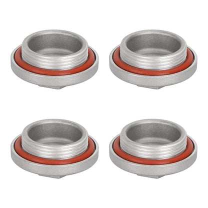 4 x Valve Caps with O-Rings for Suzuki GN GZ GS DR DR-Z 125 400 X TU (2000-2023)