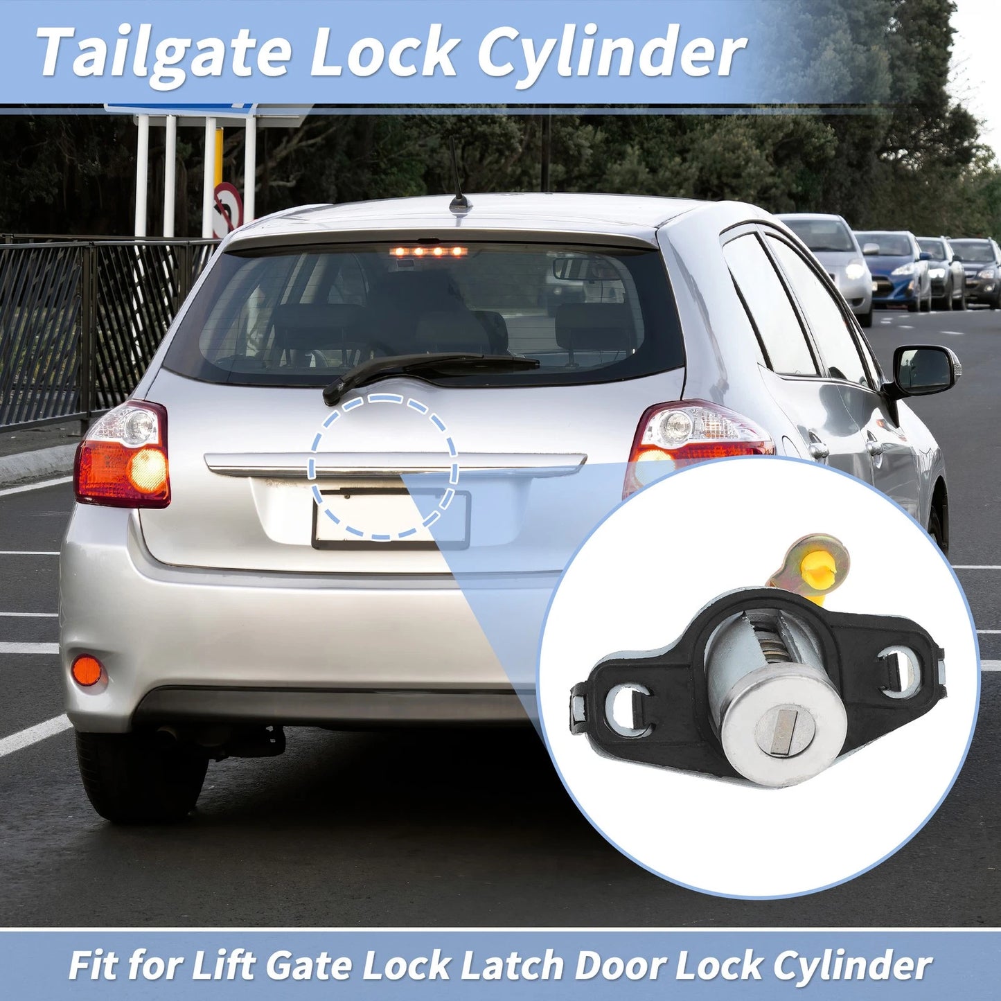 Trunk Lock Cylinder w/ 2 Keys for Toyota Corolla 2003-2008