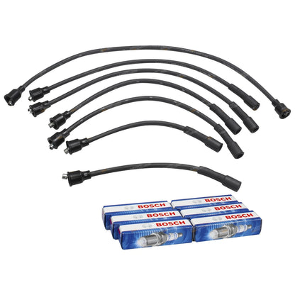 Ignition Leads + Spark Plugs Set Landcruiser FJ80R (1990–1992)