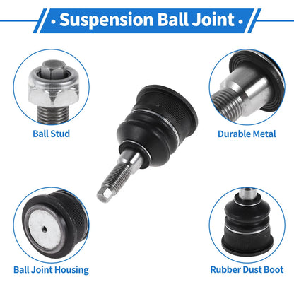2 x Front Lower Ball Joints for Jeep Cherokee (2001-2008)