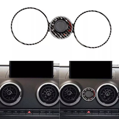Real Carbon Fiber Air Outlet Vent Phone Holder fit For Audi A3 S3 RS3 2013-2017