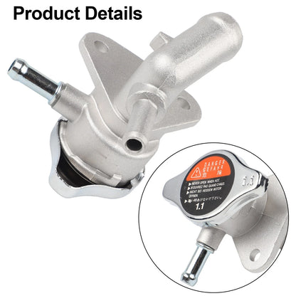 Wear Resistant Radiator Filler Neck with Cap for Mazda 5 (2006–2010)