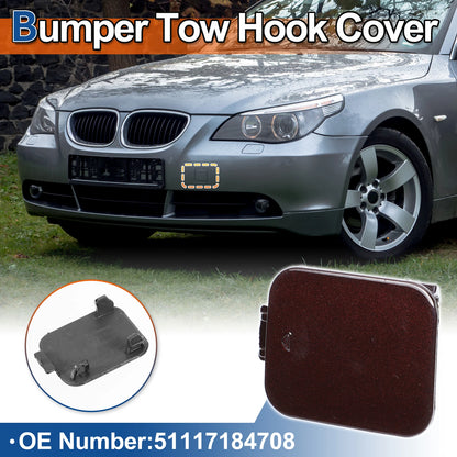 Front Car Bumper Tow Hook Cover for BMW 528i 535i (2008-2010) - Red