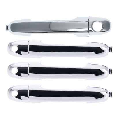 Outer Door Handle Set of 4 Chrome for Hyundai i30 FD (2007-2012)