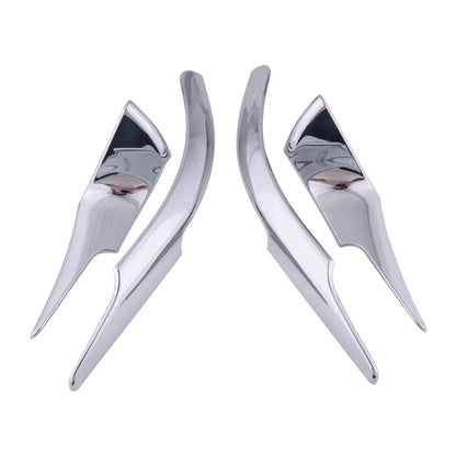 4 x Chrome Rearview Mirror Pillar Trim for Jeep Compass (2007-2023)