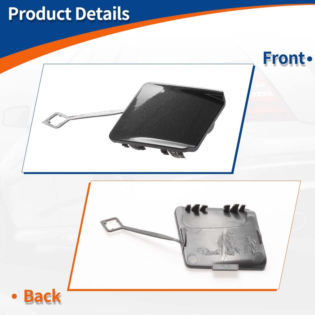 Rear Tow Hook Cover for BMW 5-Series F10 (2011-2017)
