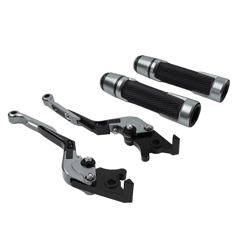 Titanium Extendable Brake Clutch Lever Grips for Kawasaki ZX10R/RR (2004-2023)