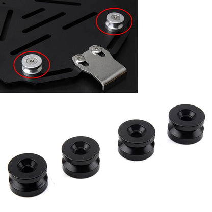 Black Motorcycle Trunk Base Plate Tail Box Pad Bracket Spacer