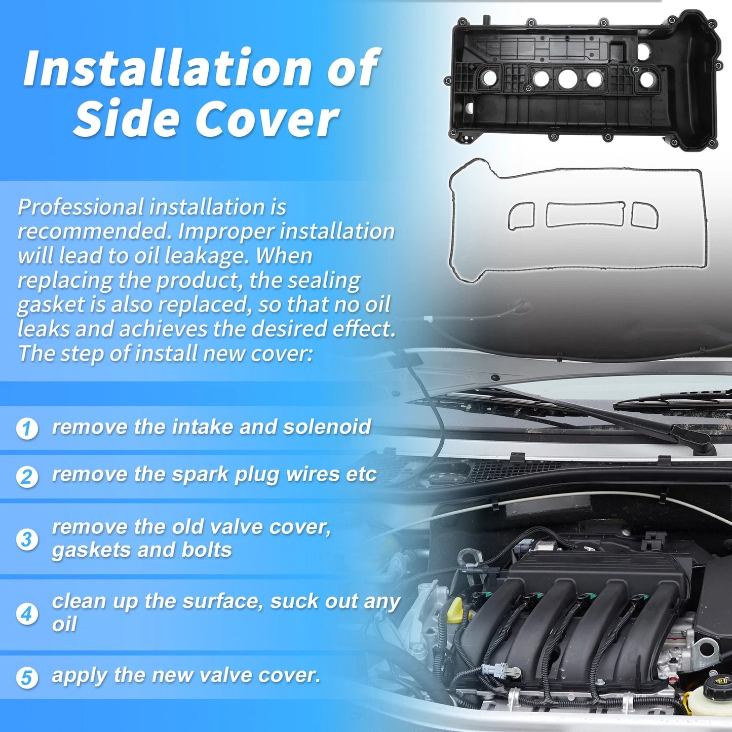 Engine Valve Cover for Ford Escape 2.3L (2005-2008)