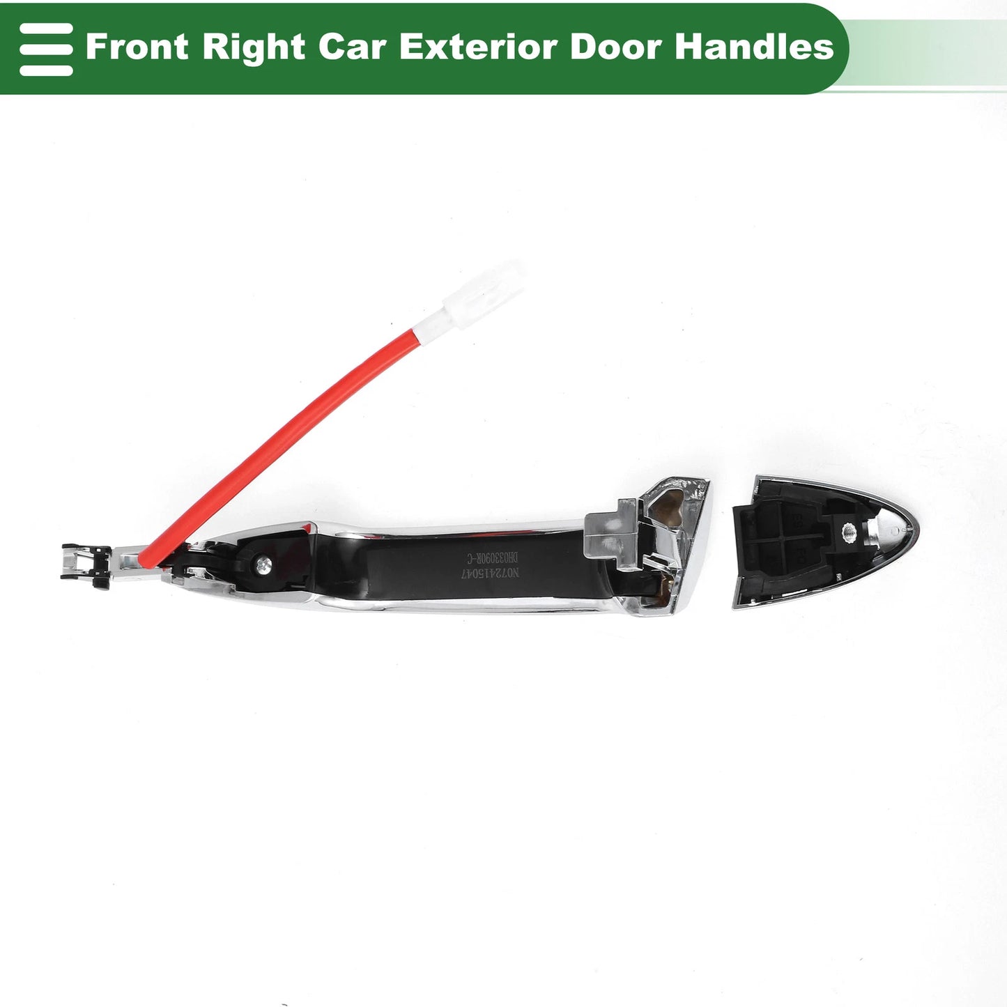 Front Right Exterior Door Handle for Lexus ES350 (2007-2012) Silver Tone