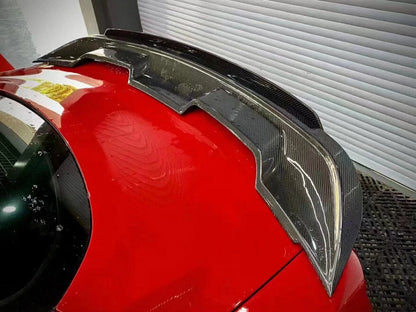 Real Carbon Fiber Rear Trunk Spoiler Wing for Ford Mustang 2015-2022