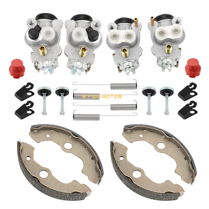 Front Brake Wheel Cylinders W/Shoes Kit for Honda Rancher TRX350 (2000–2003)