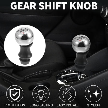 5 Speed Manual Gear Shifter Knob for Peugeot 106 (1991-1996) Chrome Red