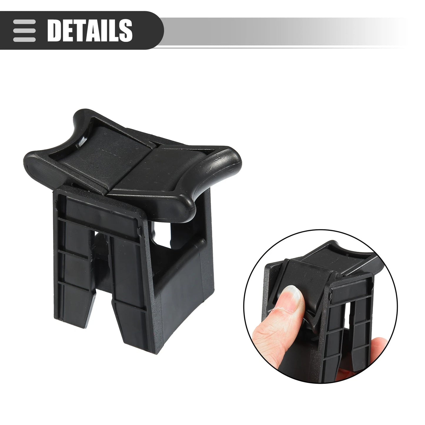 Cup Holder Insert for Toyota Camry (2012-2017) Plastic Black