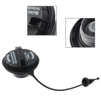 Black ABS Gas Fuel Filler Cap for Ford
