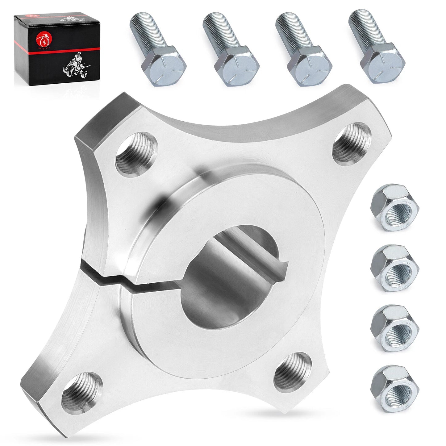Aluminum Rear Wheel Hub for Go Kart Off Road Cart Wagon Buggy 4 x 4 1-1/4" Bore