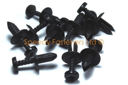 12x / 5mm / Interior Door Trim Plastic Screws for Lotus Europa