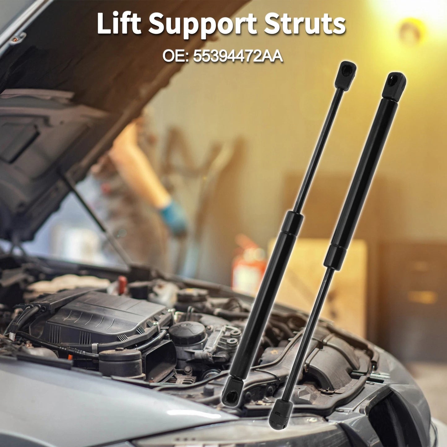 Hood Lift Supports  Struts for Jeep Grand Cherokee (2005-2010)