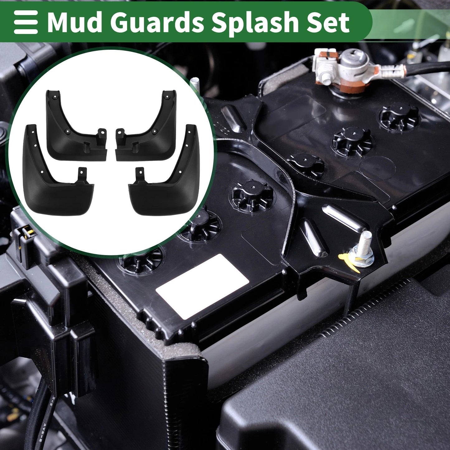 Mud Flaps Splash Guards for Kia Sportage (2013-2016)