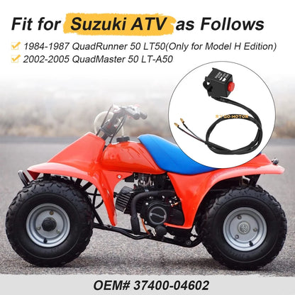 On/Off Button Kill Switch Stop Switch for Suzuki LT50