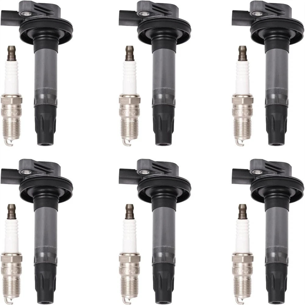 6 x Ignition Coils & Spark Plugs for Ford Edge Explorer Lincoln MKS (2007-2019)