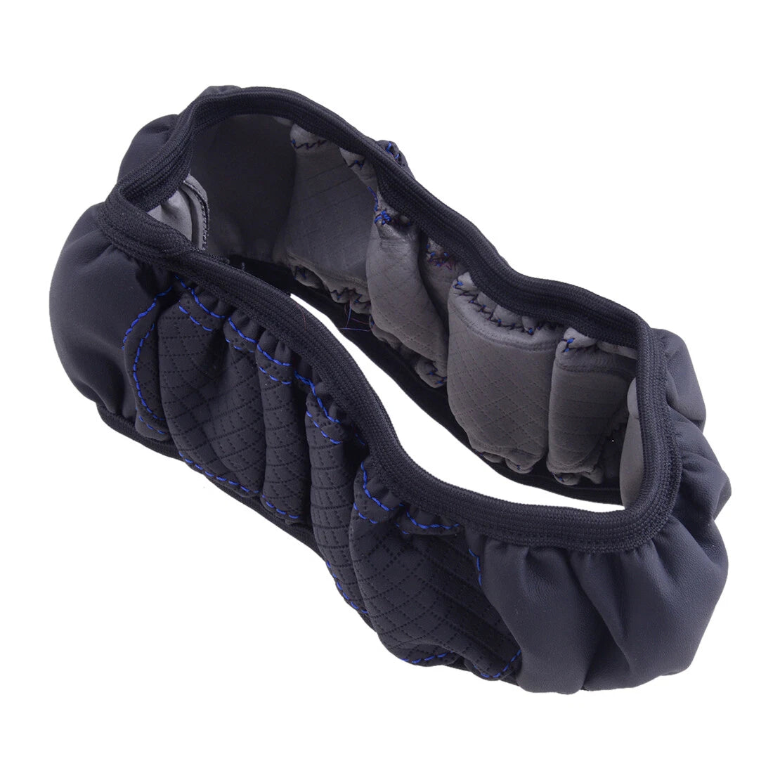38cm PU Leather Steering Wheel Cover for Universal Car & SUV