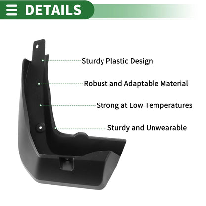 Mud Flaps Splash Guards Front & Rear for Honda Fit Hatchback (2018-2019)