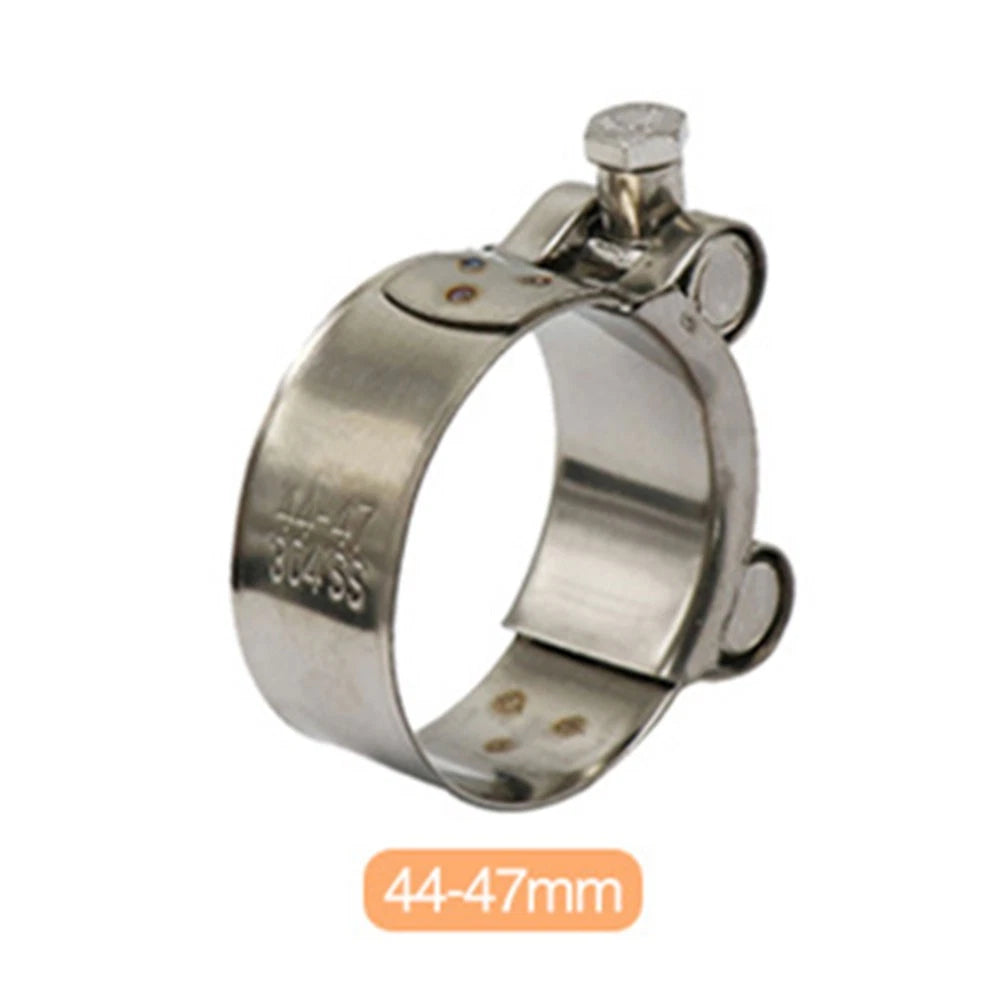 44mm-47mm Exhaust Pipe Clamp Stainless Steel for Motorcycle