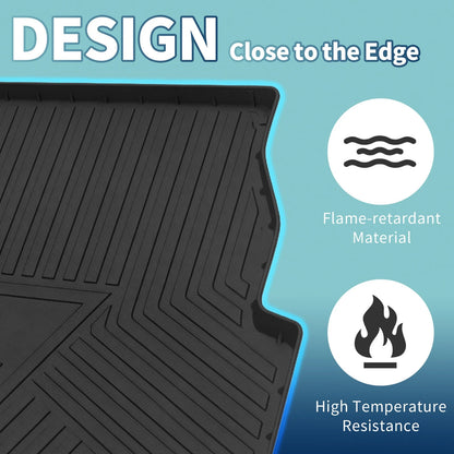 Flat Face Cargo Liner Rear Boot Mat for Toyota RAV4 (2020-2024) 1 x TPE