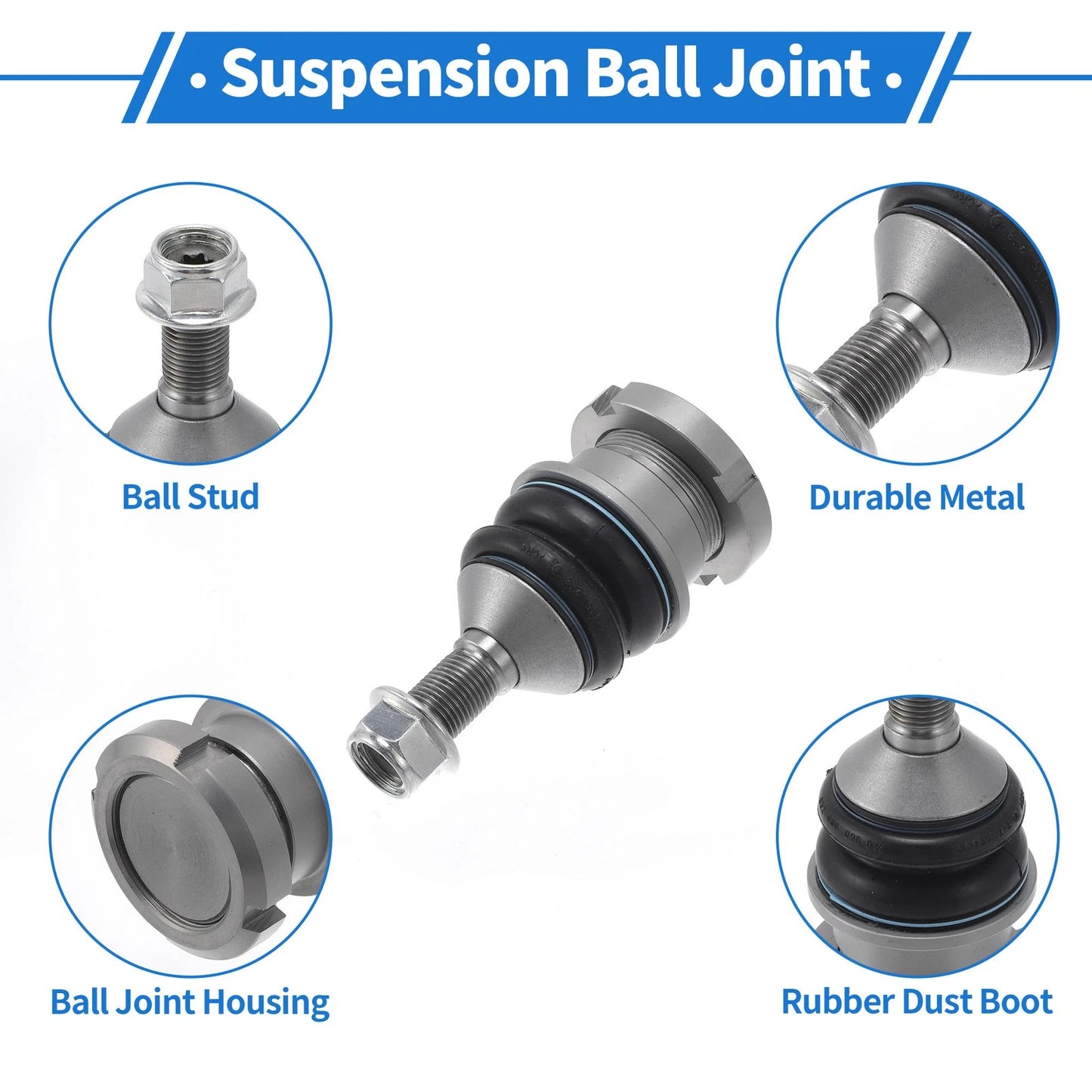 2 x Front Lower Ball Joints for Mercedes-Benz GL-CLASS (2005-2012)