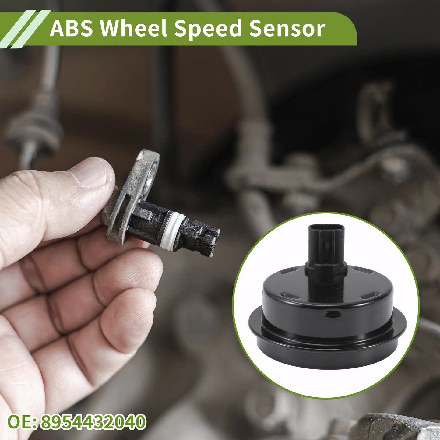 ABS Wheel Speed Sensor 1 Pc Rear Left for Scion tC (2010–2010)