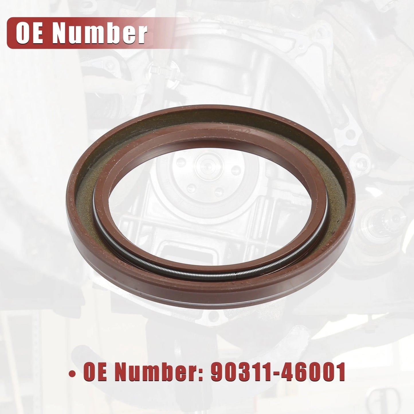 2 x Engine Crankshaft Seals for Lexus GS 300, IS 300 (1998-2005)