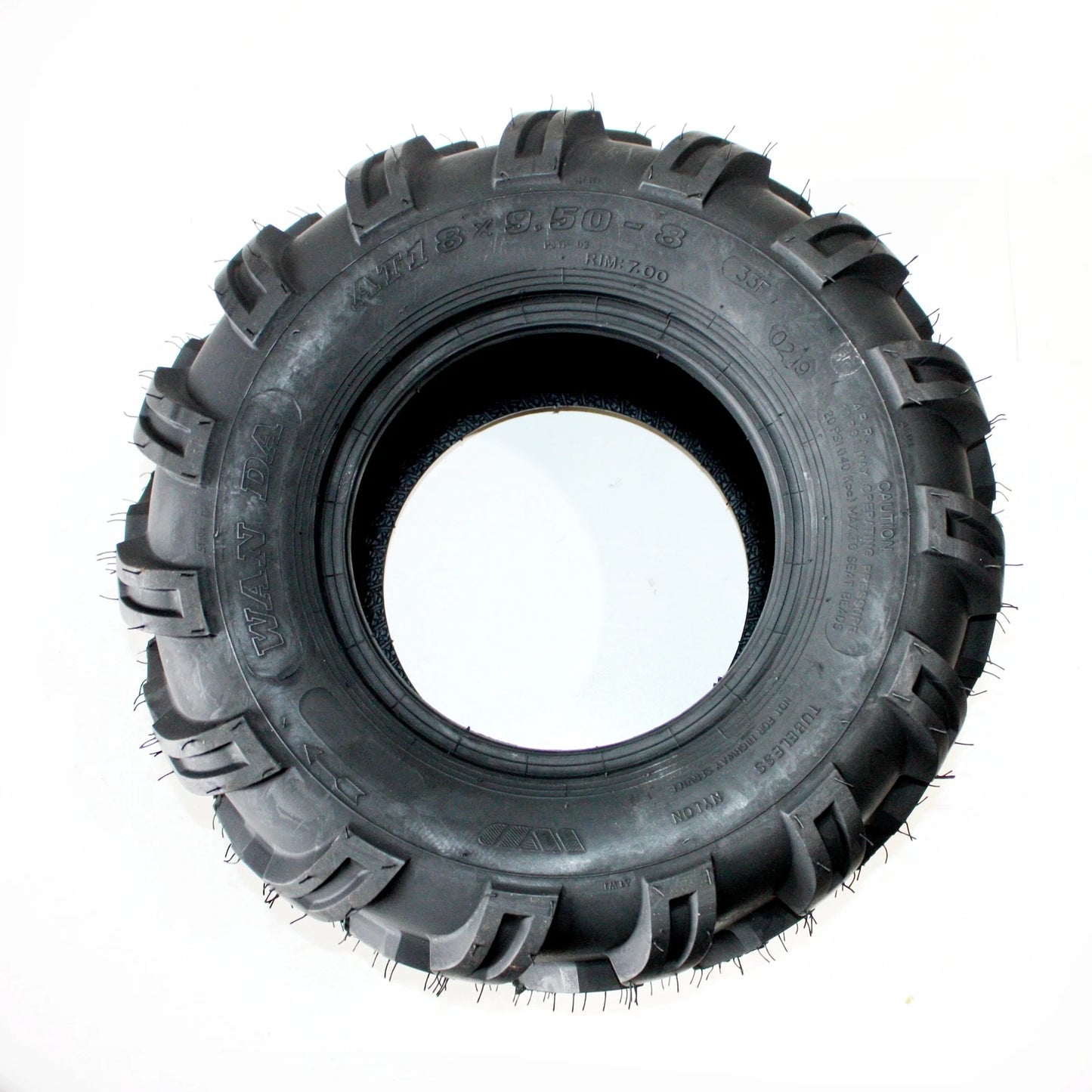4PLY 18 x 9.50-8 Rear Chunky Tire for ATV Quad Dirt Bike