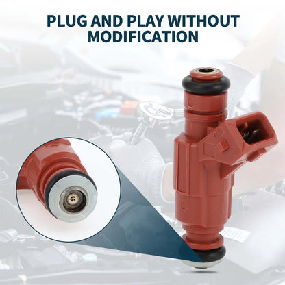 Fuel Injector 4.0L for Ford Explorer (2002-2003) - 6 x Red Injectors