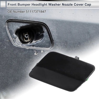 Bumper Headlight Washer Nozzle Cover for BMW 335i (2007-2013) Unpainted