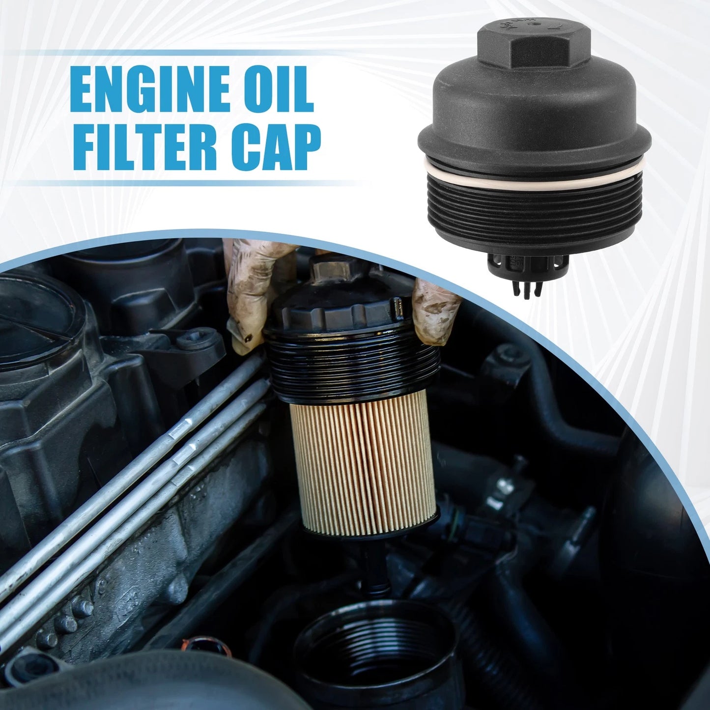 Engine Oil Filter Housing Cover for BMW 316i 320i F30 (2013-2018)