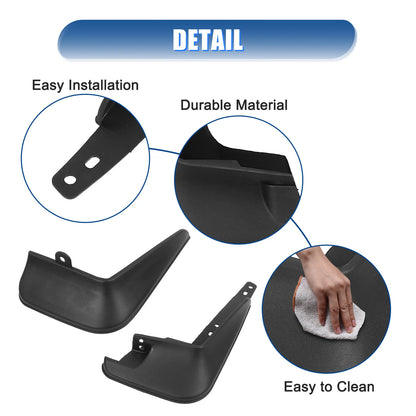 Front Rear Mudguards Fender Set for Toyota Corolla (2014-2018)