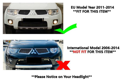 Headlight Cover Trim for Mitsubishi L200 Triton (2011-2014)