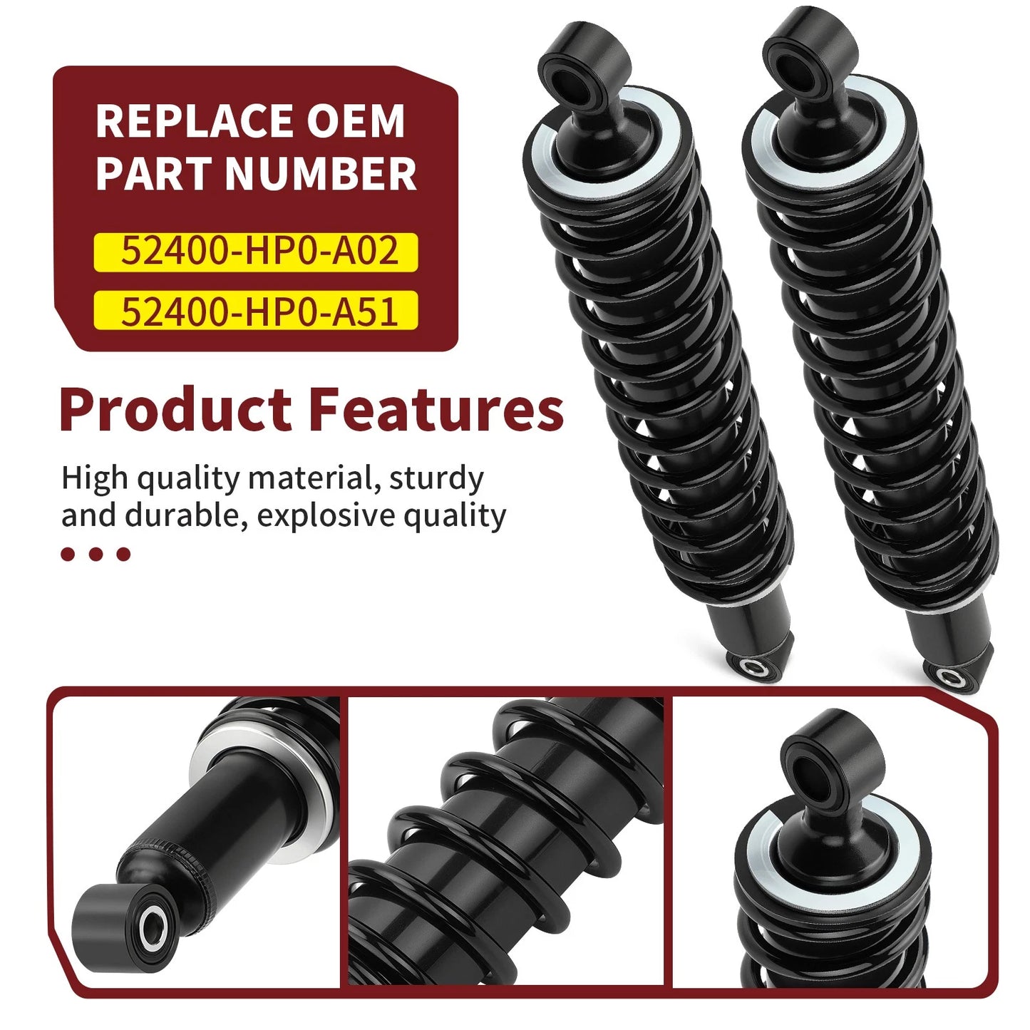 Rear Shock Absorber for Honda Foreman 500 (2005–2011)