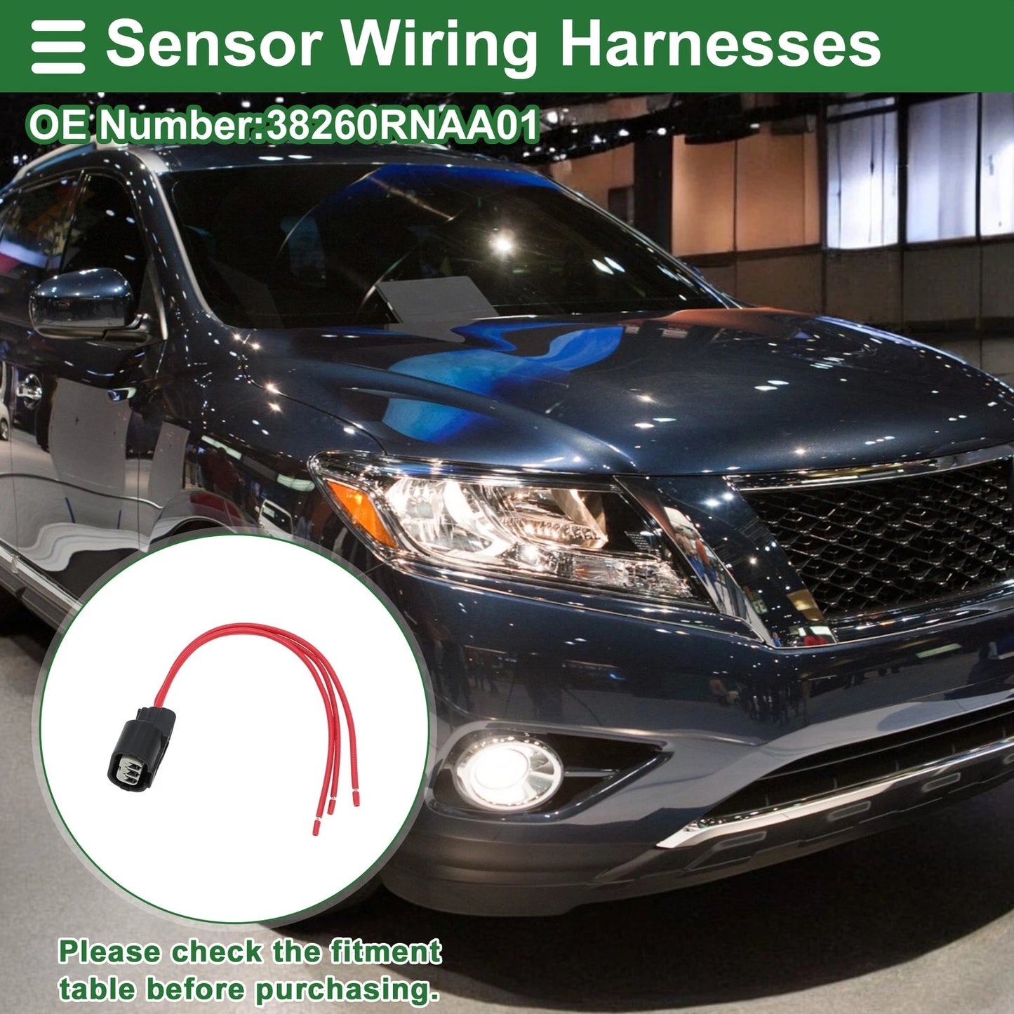 3 Pins Sensor Wiring Harness for Honda Civic (2001-2005)