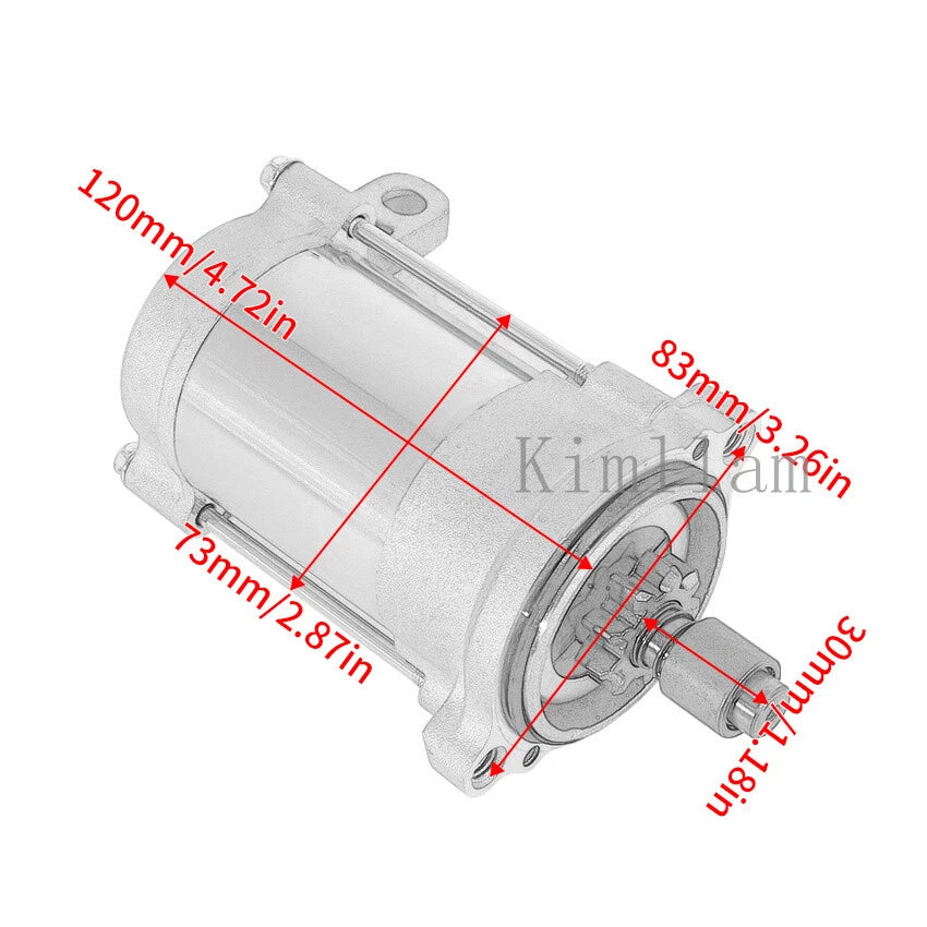 9 Teeth Starter Motor for Taiga Snowmobile Patrul 550 SWT Varyag 550