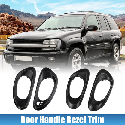 Set Interior Left Right Side Handle Cover for Chevy Trailblaze (2002-2009)