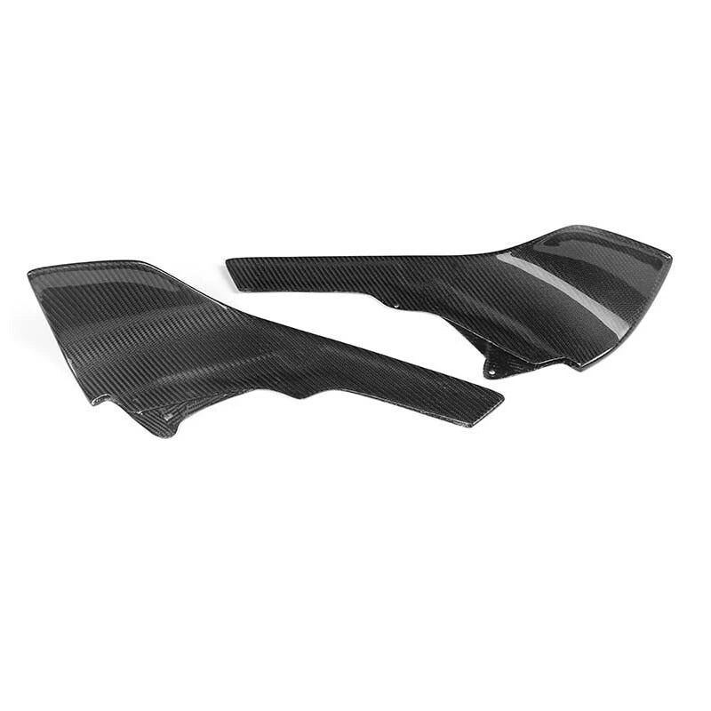 Real Carbon Fiber Front Bumper Side Splitter Lip fit for BMW F87 M2 2016-2019