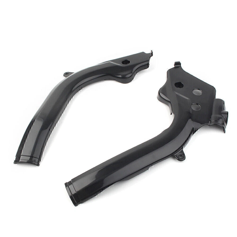 Black Plastic Frame Guards for KTM SX SXF EXC 125 250 350 450 (2016-2018)