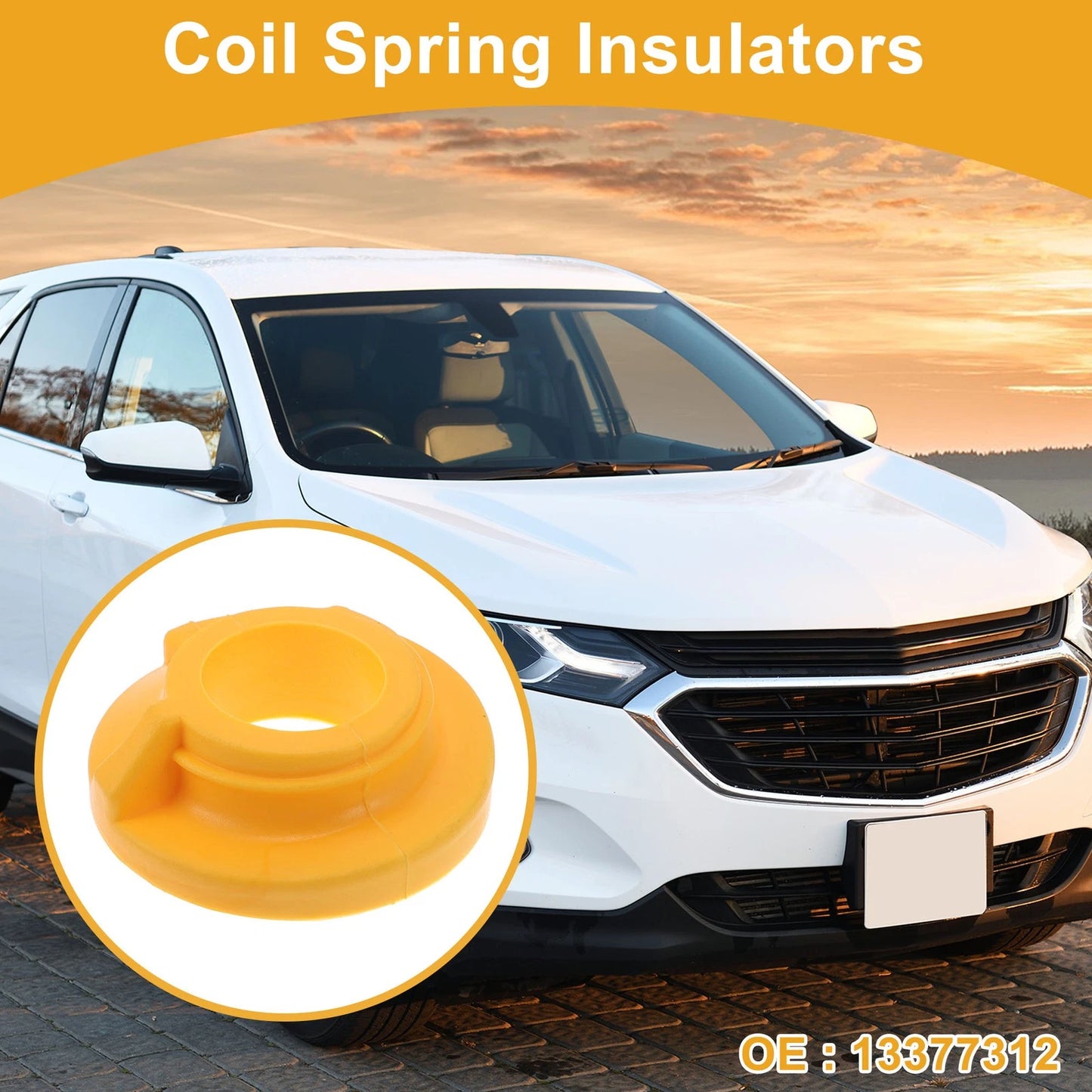 Front Lower Coil Spring Insulators for Chevrolet Equinox (2018-2025)
