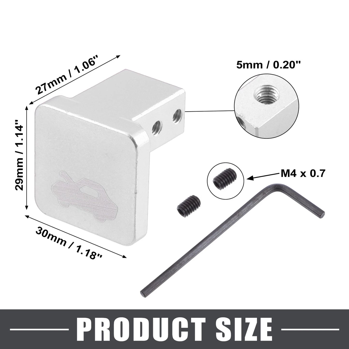 Hood Release Latch Handle for Honda CR-V 1997-2006 -  Silver Tone